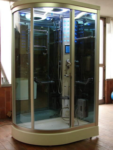 DOCCIA IDROMASSAGGIO BAGNO TURCO CM.120X80 H.215